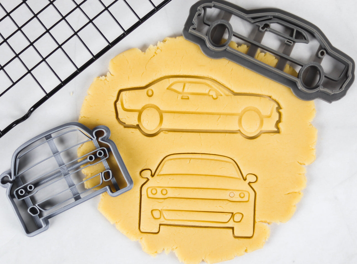 Cars Cookie Cutter  Set - Front and Side View