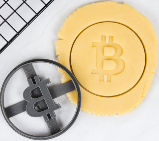 Bitcoin Cookie Cutter - Perfect for Crypto-Themed Parties and Baking Fun