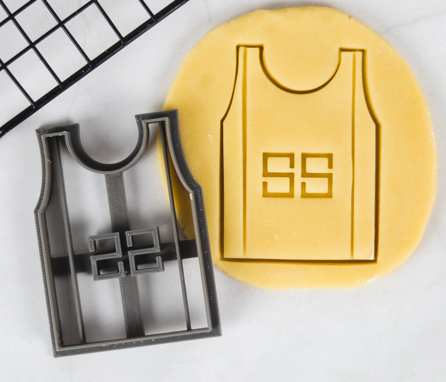 Basketball Fan's Dream Cookie Cutter Set - Hoop, Ball, Jersey