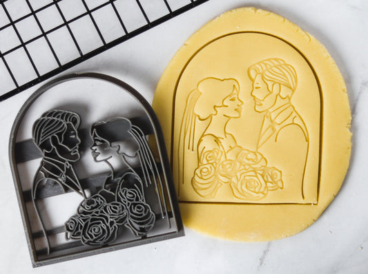 Bridal Couple Cookie Cutter