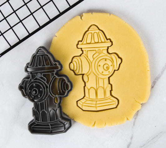 Fire Hydrant Cookie Cutter - Biodegradable PLA - Perfect for Cookies & Ceramics Unique Baking Gift for Firefighter Fans