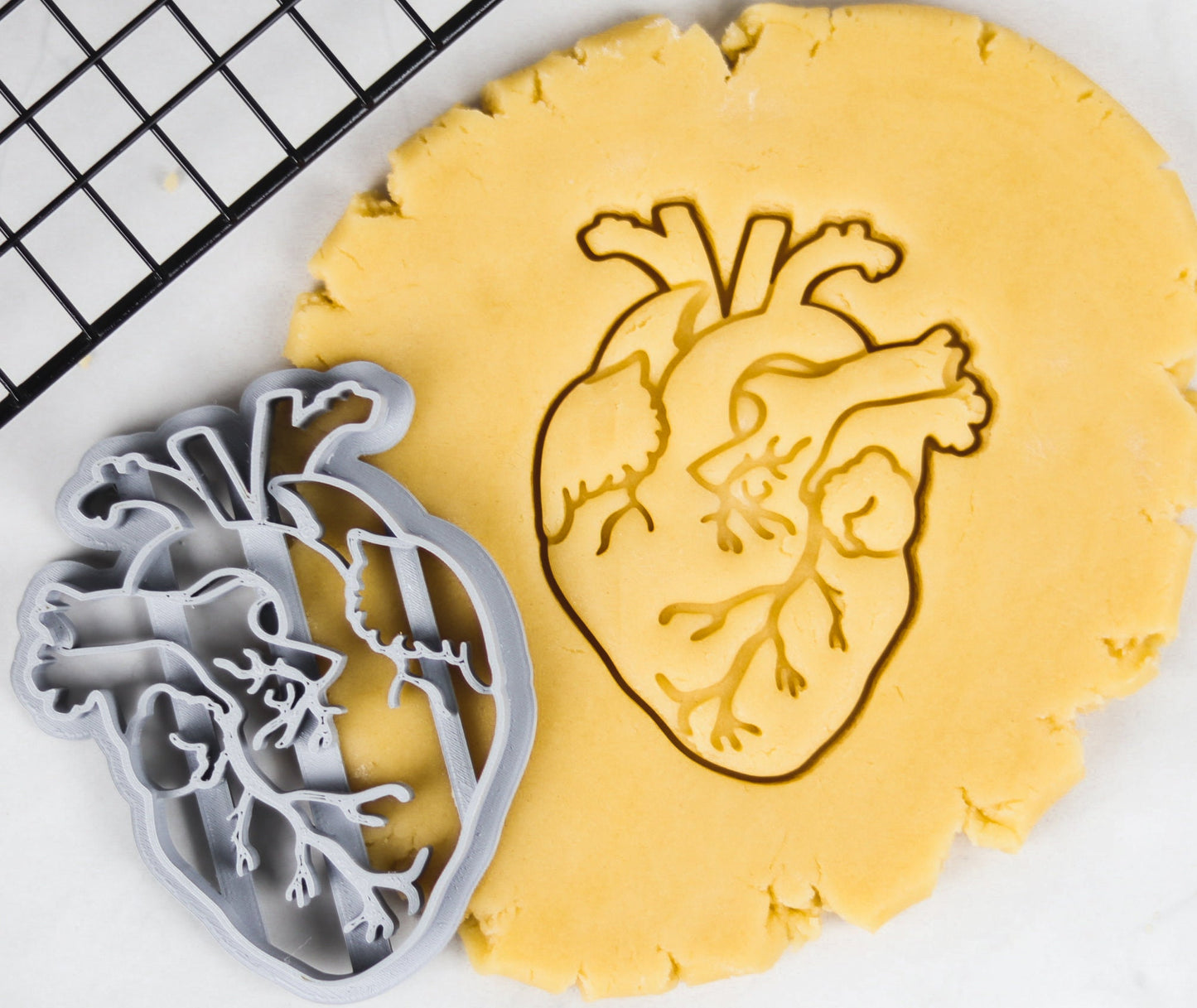 Anatomical Intestines Cookie Cutter - Unique PLA Craft Tool for Baking and Ceramics