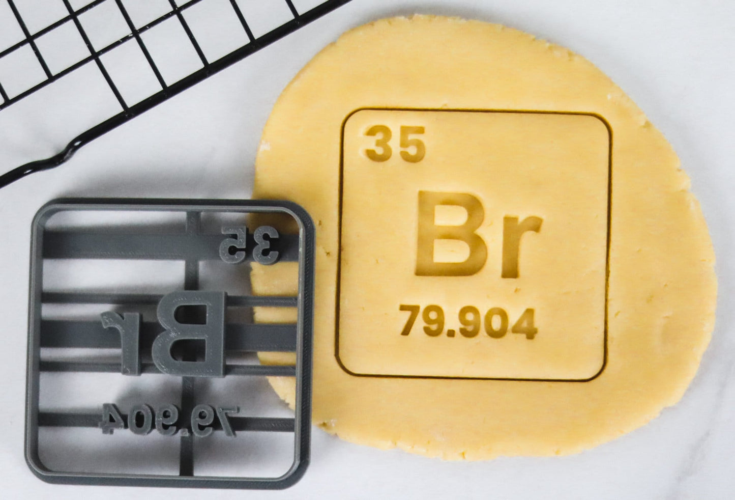 Periodic Table Bromine Cookie Cutter: Scientific Baking Meets Elemental Fun!