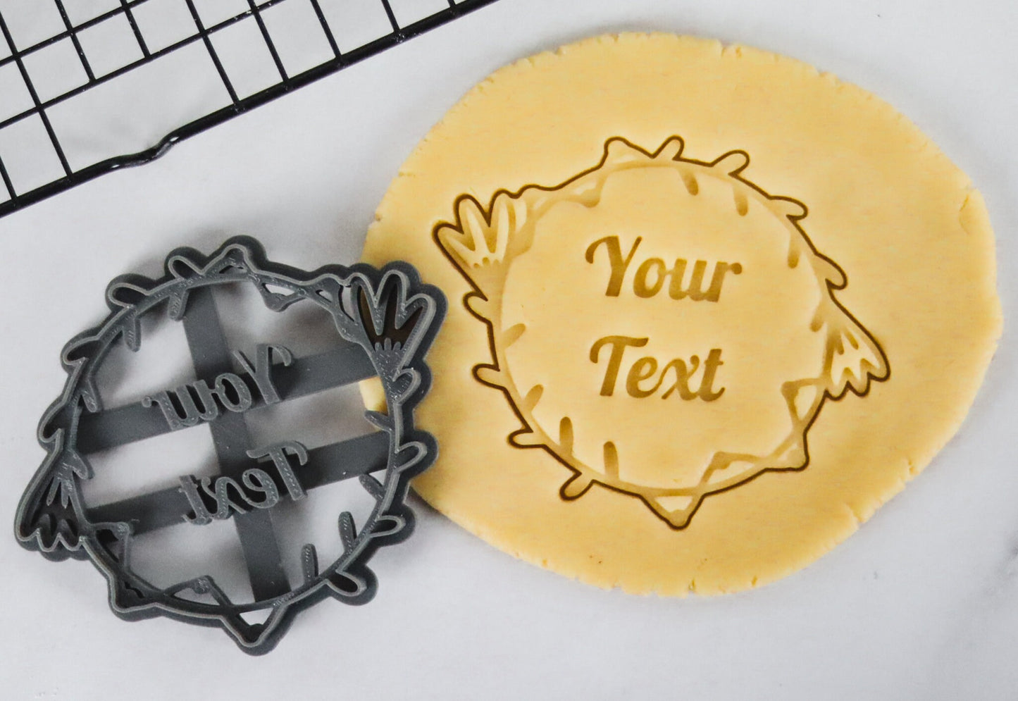 Personalized Ring Cookie Cutter: Bake Your Statement With Customizable Sweetness!