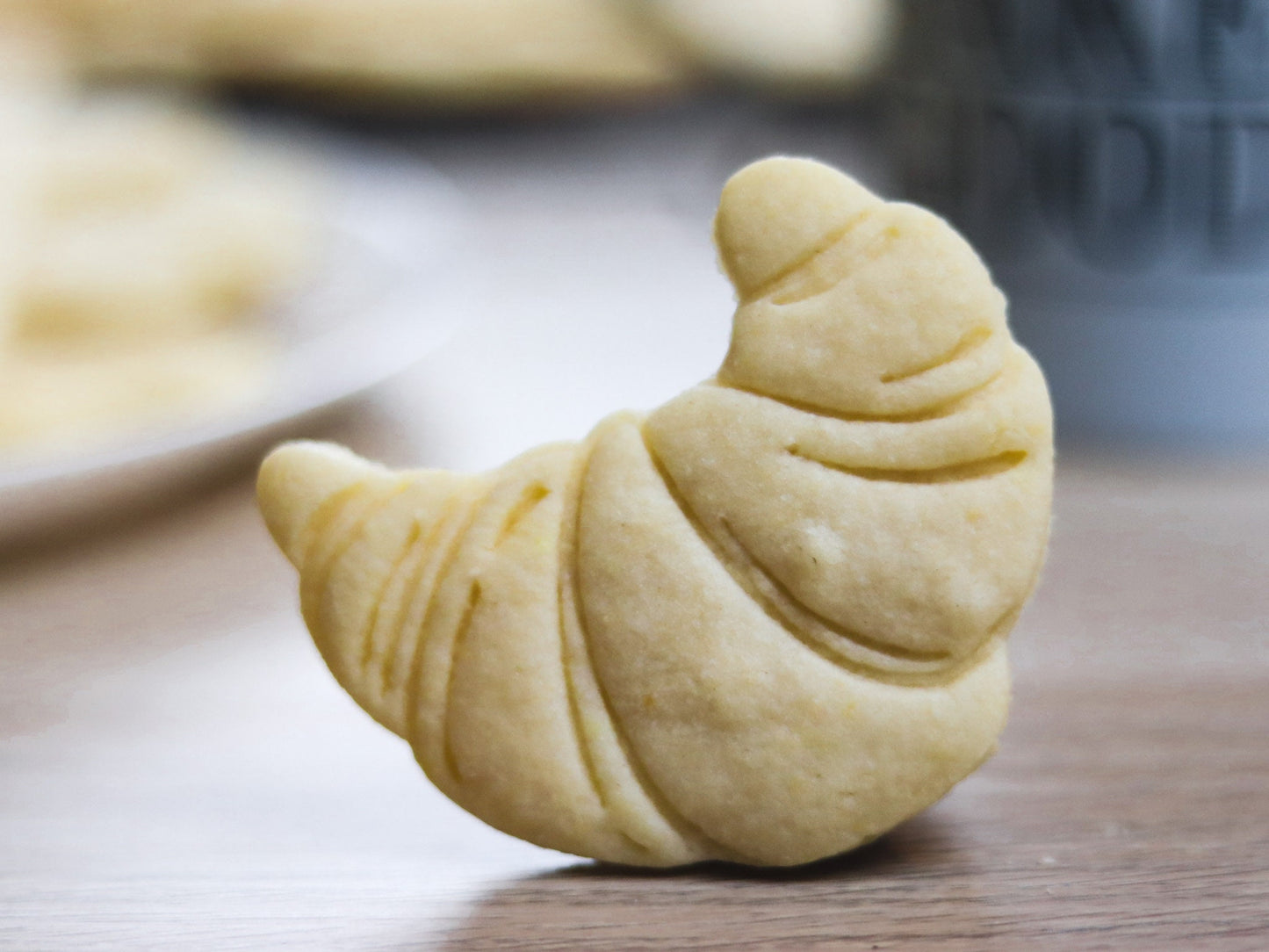 Croissant Cookie Cutter - Cozy Cookie Cutter, Pastry, Fondant, Biscuit