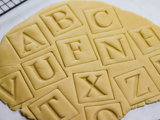 Alphabet Letters Cookie Cutter - Set or Individual