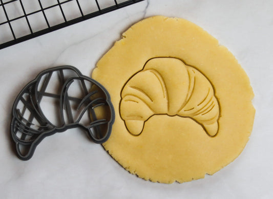 Croissant Cookie Cutter - Cozy Cookie Cutter, Pastry, Fondant, Biscuit