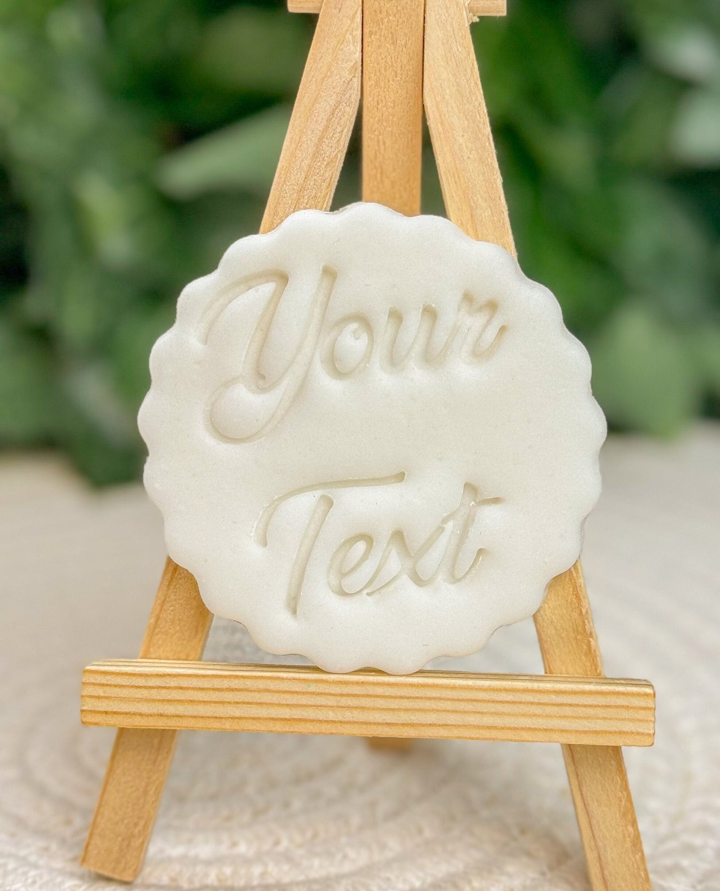 Personalized Text Fondant Embosser Your Text Stamp Custom Note Biscuit Press Important Message Cookie Cutter - Personal and Detailed