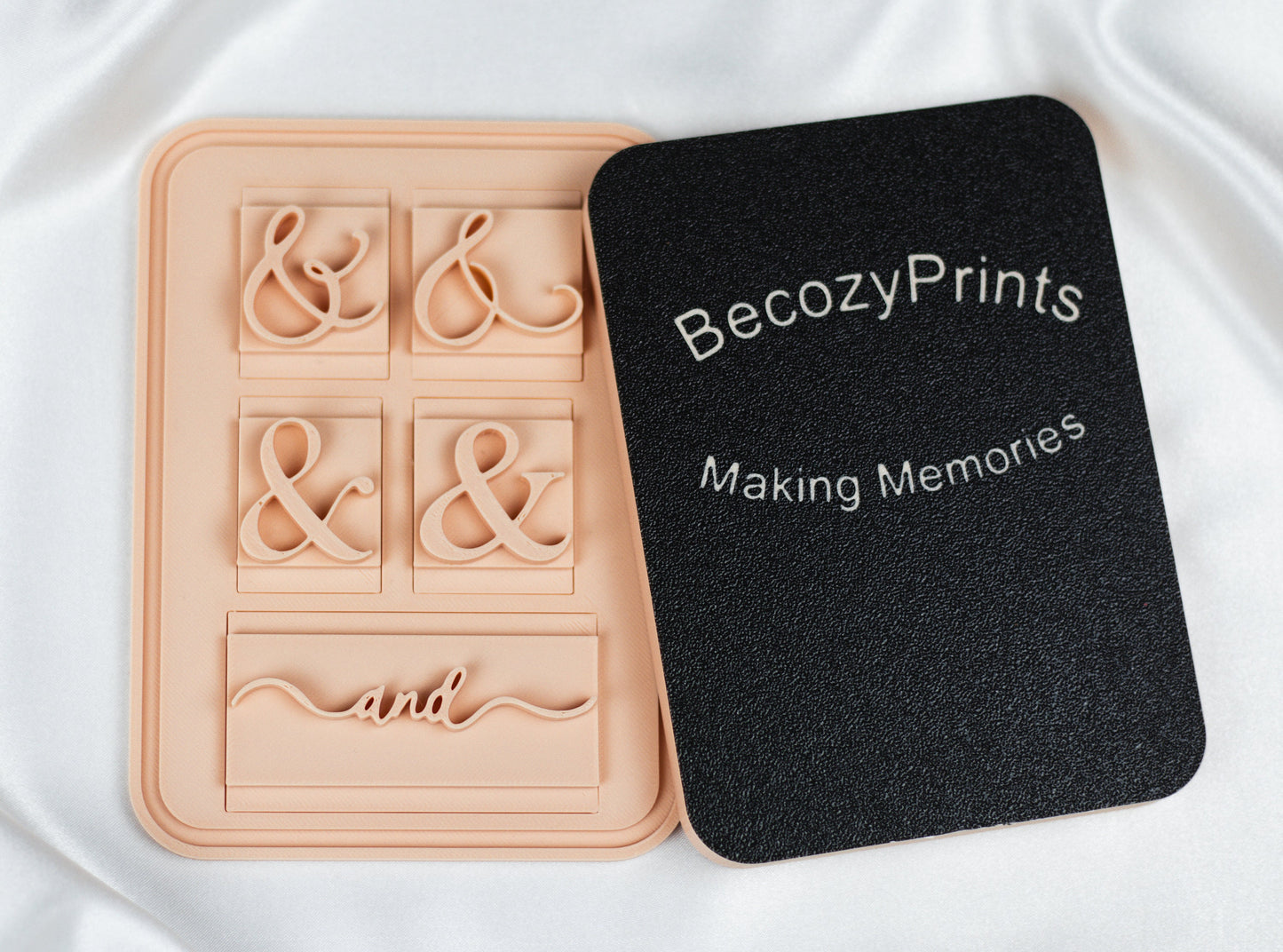 And Symbols Stamp Collection - & Variations Fondant Embosser Personalized Fonts for your Project