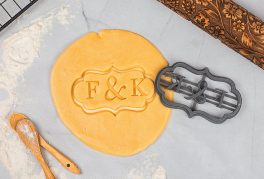 Initials Cookie Cutter - With your First Letters, Gift for your loved ones